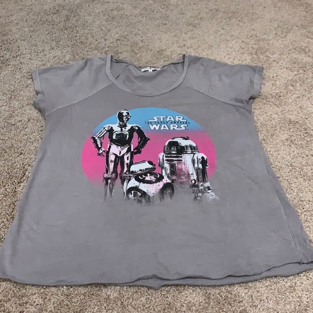 Disney Star Wars women’s L The Force Awakens NWOT
